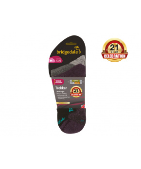 Bridgedale Trekker 21st Year Twinpack Women's silver/black/852 Bridgedale Trekker 21st Year Twinpack Women's silver/black/852