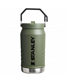 STANLEY Termoláhev s integrovanou slámkou/brčkem The IceFlow™ Flip Straw 2.0 Jug 1,9 l/64oz Dried Pine