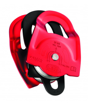 Petzl TWIN dvojitá kladka s voln.bočnicemi Petzl TWIN dvojitá kladka s voln.bočnicemi