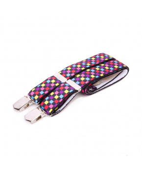 Dětské kšandy Tobby barevné kostičky