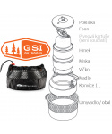 Sada nádobí na čaj GSI Outdoors Glacier Stainless Ketalist