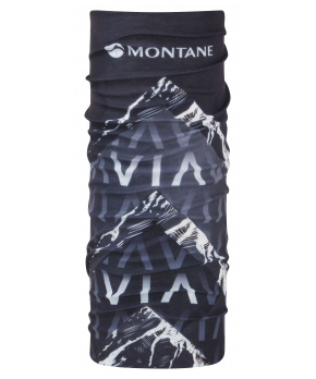 Montane VIA CHIEF-BLACK-ONE SIZE unisex šátek černý Montane VIA CHIEF-BLACK-ONE SIZE unisex šátek černý