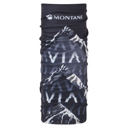 Montane VIA CHIEF-BLACK-ONE SIZE unisex šátek černý