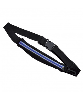 Běžecký reflexní opasek/ledvinka Baladeo TRA065 Performance černo-modrá