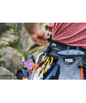 Petzl CORAX LT DARK GREY sedací úvazek šedý
