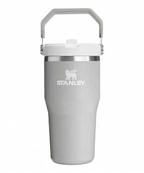STANLEY Termoláhev s integrovanou slámkou The IceFlow™ Flip Straw 2.0 Tumbler 600 ml/20oz Ash
