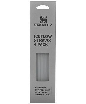 STANLEY Brčka/slámky náhradní  Iceflow Flip Straw Tumbler 1.0 slámky - náhradní set 4 kusů čirá
