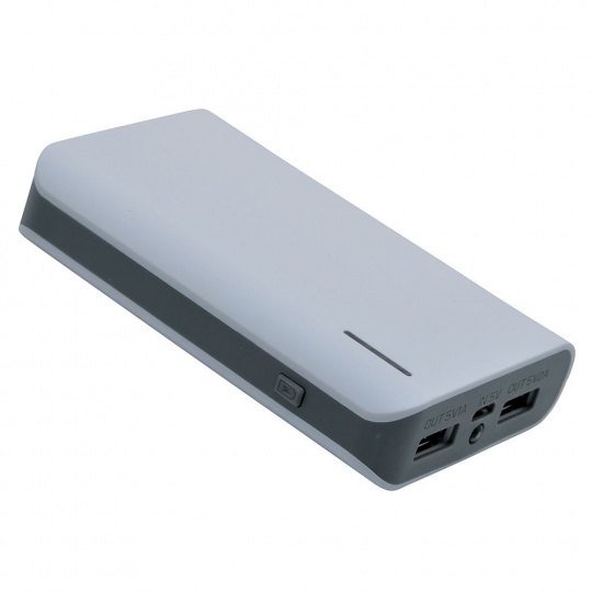 Baladeo PLR904 powerbanka S6600 2xUSB, bílá